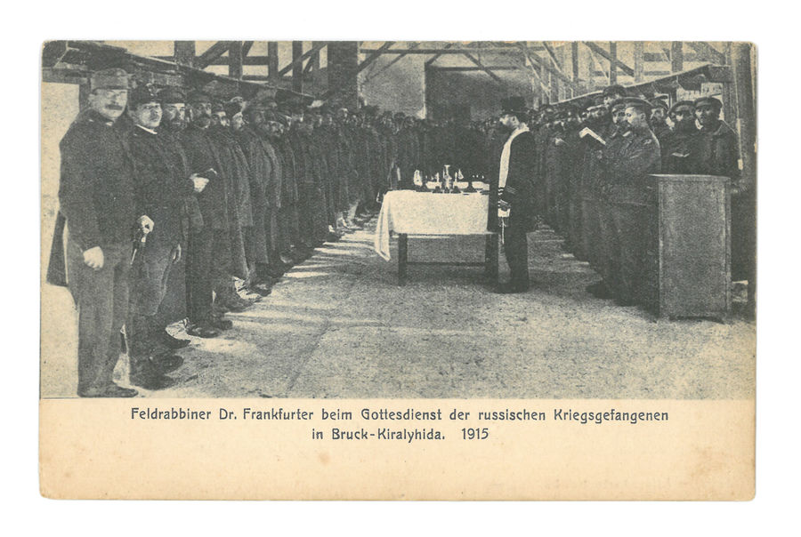 Jewish prayers, led by Field Rabbi Dr Frankfurter
