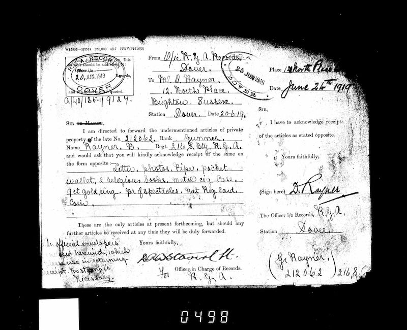 Military Record