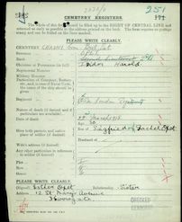 Cemetery Register