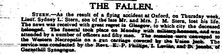 Jewish Chronicle  1 March 1918