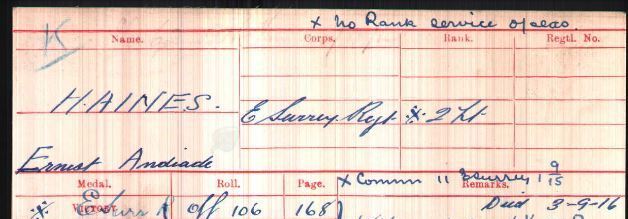 Ernest Andrade Haines