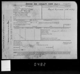 Service and Casualty Form Pt. 1 