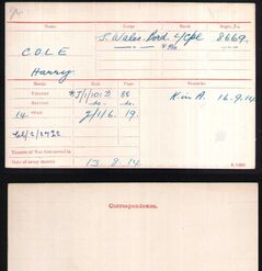 Medal card
