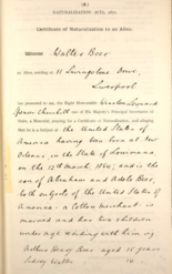 Naturalisation forms
