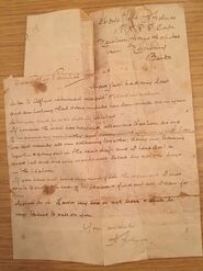 Letter to his mother from another soldier (transcribed into anecdotes)
