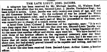 Jewish Chronicle Obituary