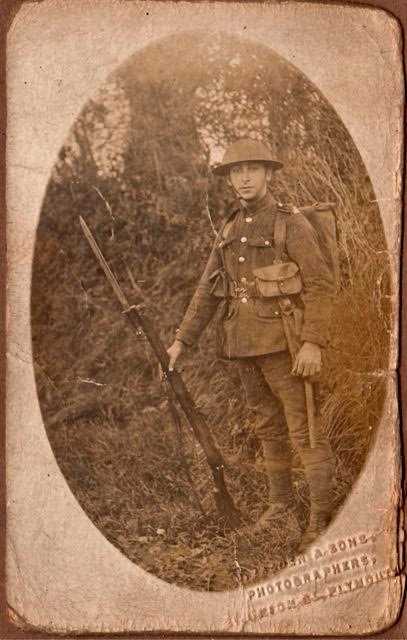 Alfred Blackstein in Uniform