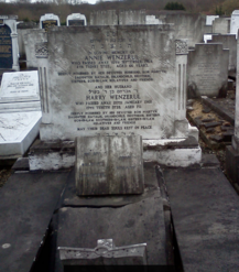 Headstone in Waltham Abbey Cemetery