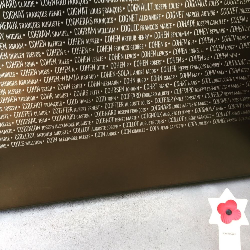 Ring of Remembrance, April 2018.