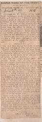 Longer article detailing heroic actions on the front
