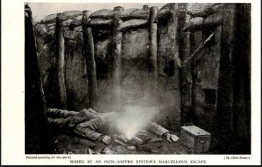 Harry Epstein - Second Illustration from Deeds That Thrill the Empire Vol 1. Pub. 1919