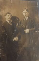 Solomon (Right) and Unknown Friend
