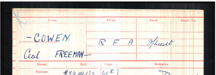 Cecil Freeman-Cowen