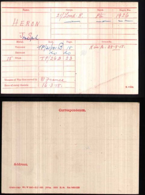 Medal card