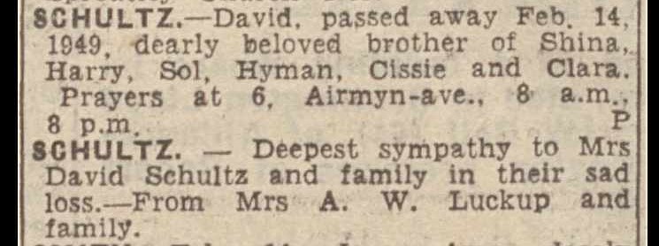 Death Announcement