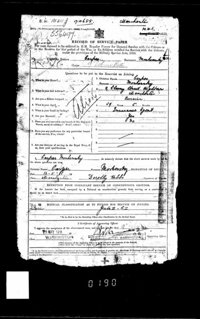 Military records