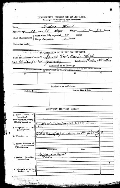 Report on Enlistment