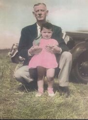 Solomon with his granddaughter Rosalind, aged 53. 