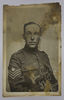 Post card photograph of C.Q.M.S. I. Goldberg in uniform. ©Jewish Museum London/Jewish Military Museum