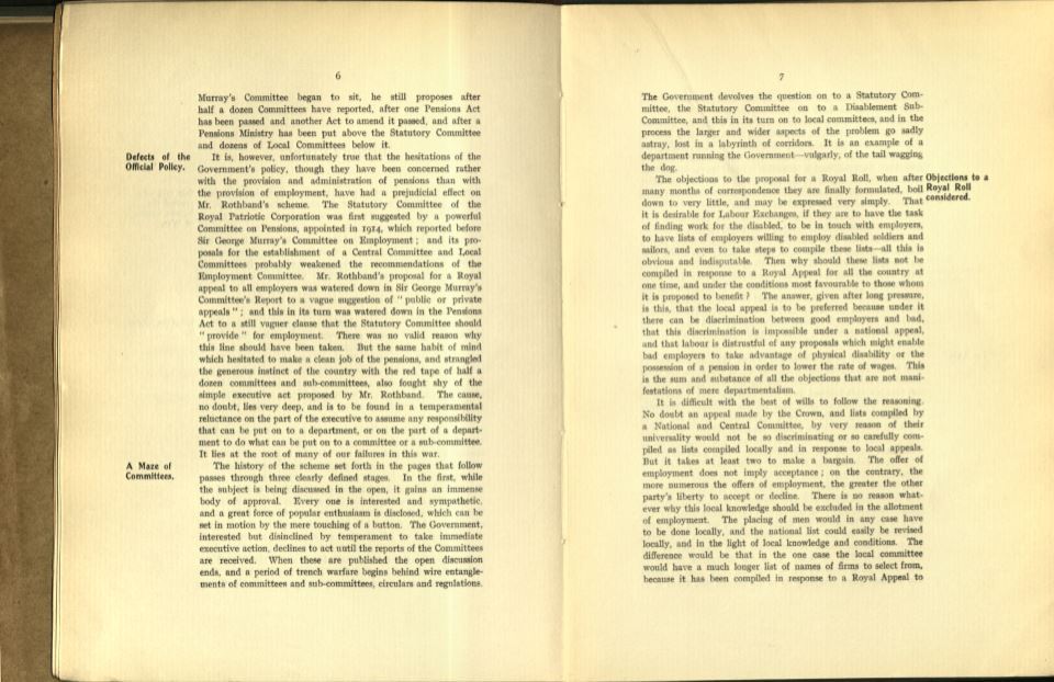 Page 16 of 'Employment of Disabled Sailors and Soldiers' courtesy of Archives+ 