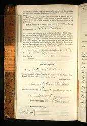 Father's application for naturalisation 