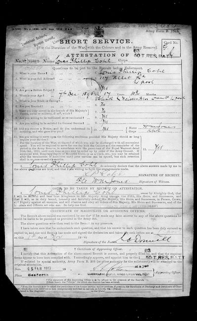 Military Record