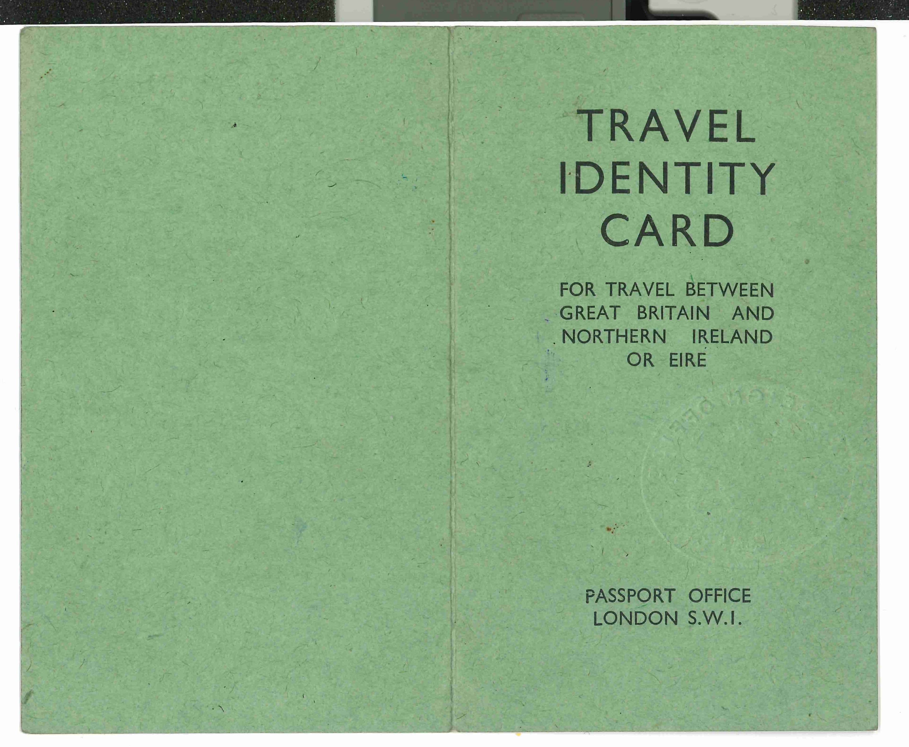 Travel Identity Card for Philip Weisberg (Manchester Jewish Museum)