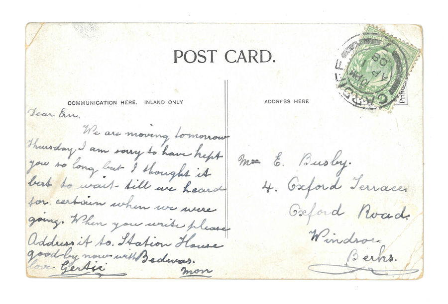 Petticoat Lane. Reverse