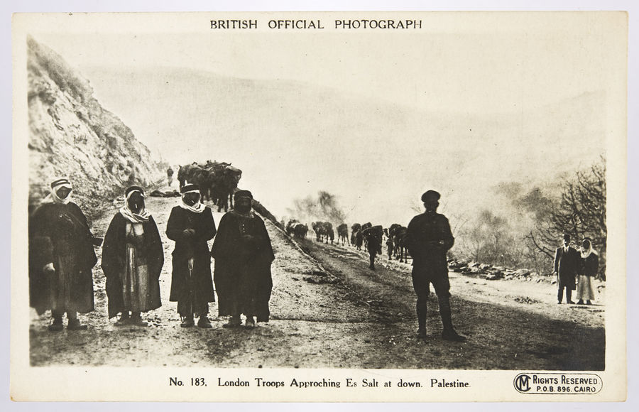 20 photographs/postcards from Palestine in WW1 and photograph and flower book from Jerusalem. ©Jewish Museum London/Jewish Military Museum	