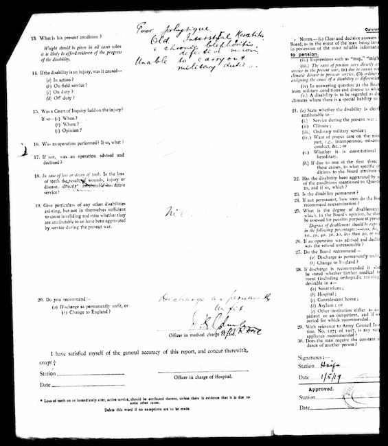 Military Record