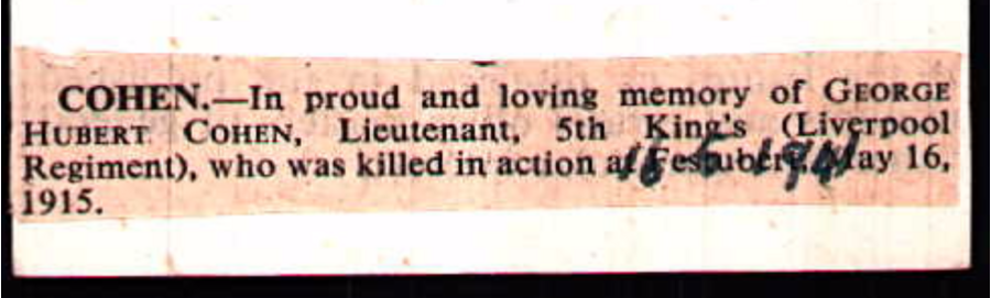 Newspaper obit.