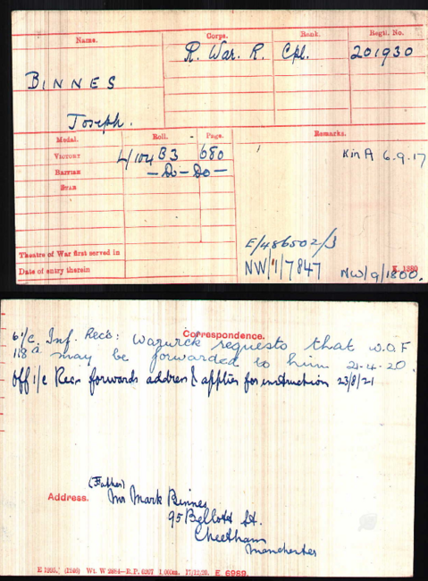 Medal card