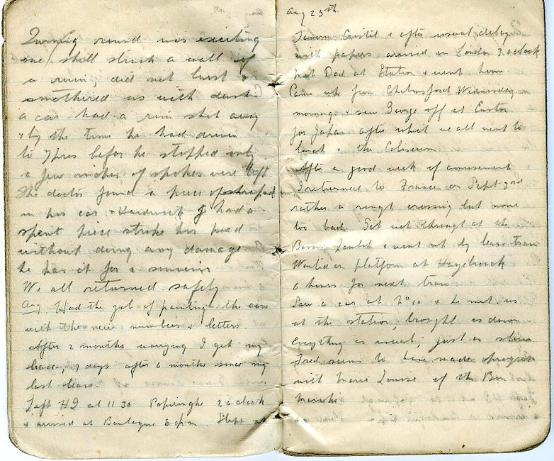 SLS WW1 Diary