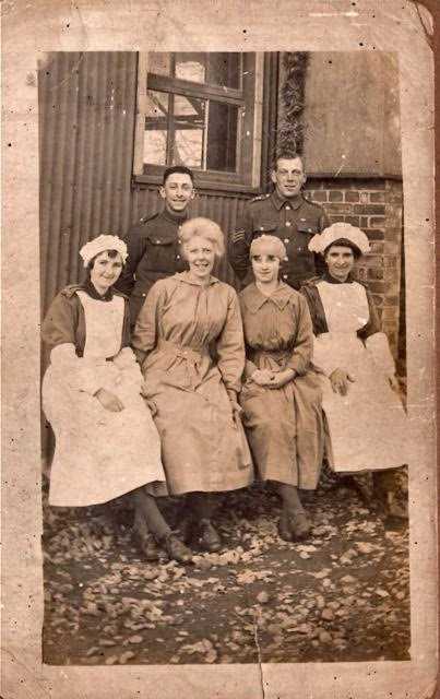Alfred with Nurses