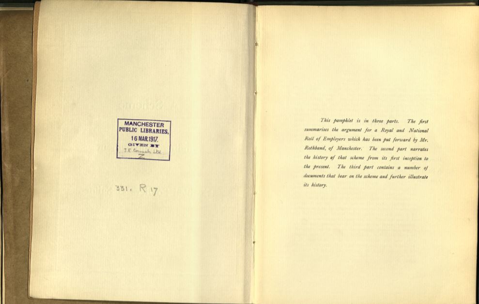 Page 14 of 'Employment of Disabled Sailors and Soldiers' courtesy of Archives+
