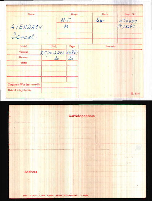 War Record