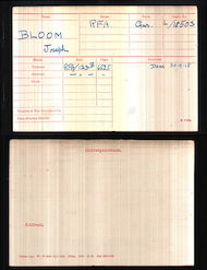 Medal index card