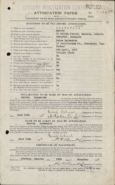 Military records