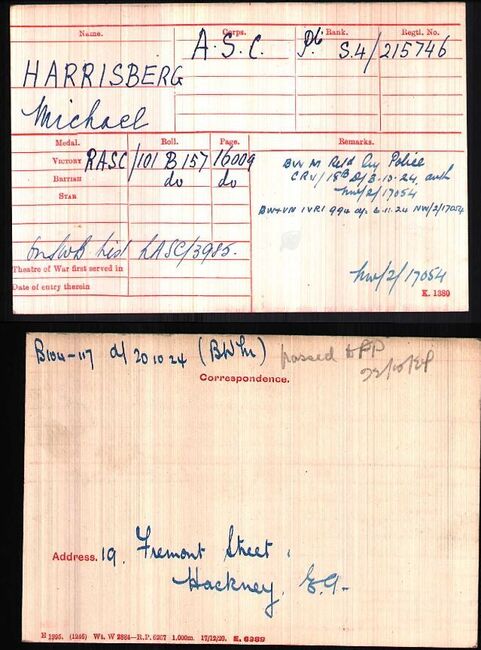 Medal card