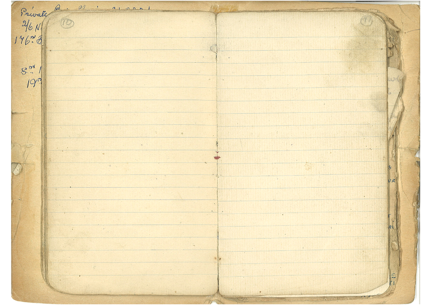 Private Louis Harris diary