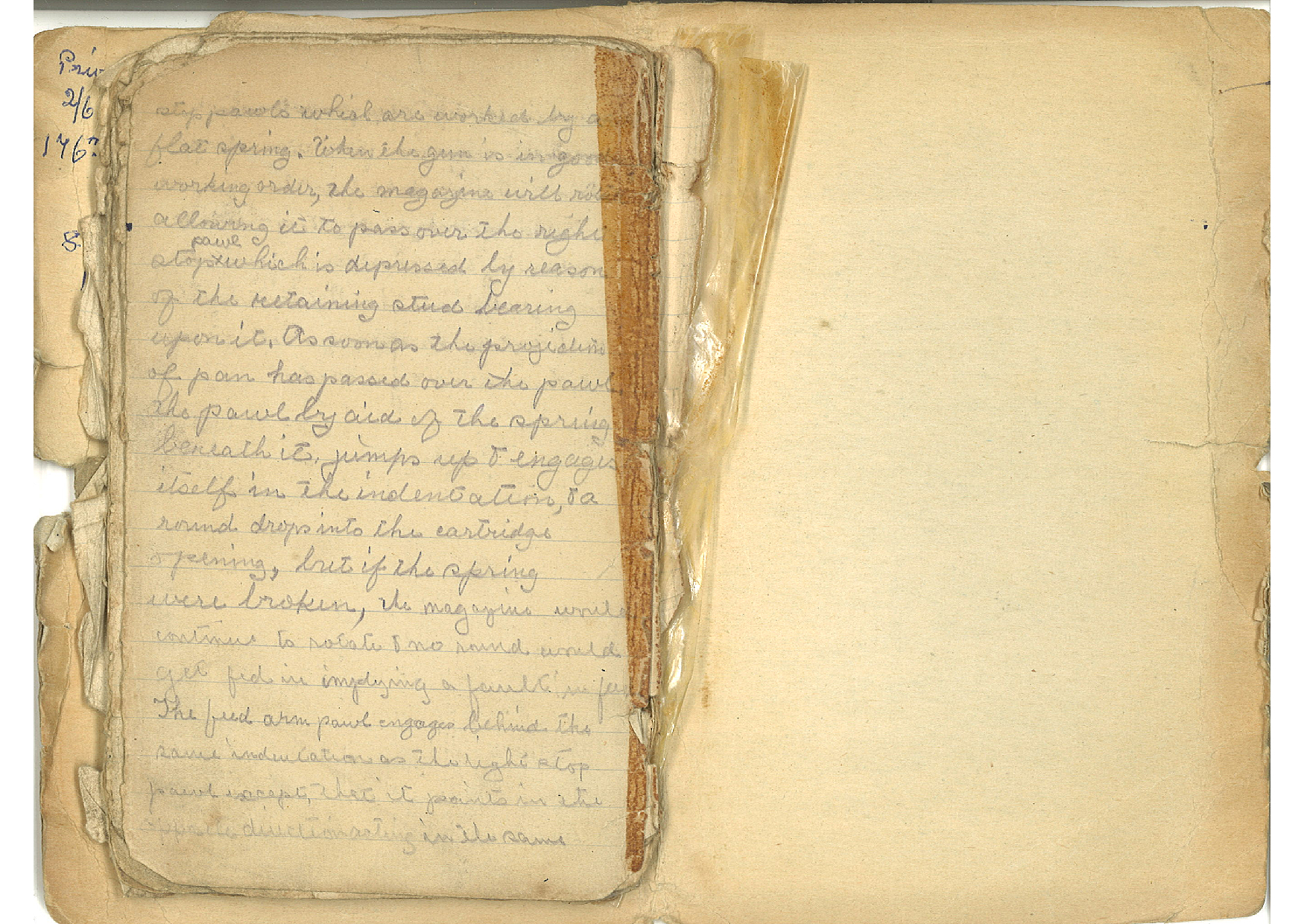Private Louis Harris diary