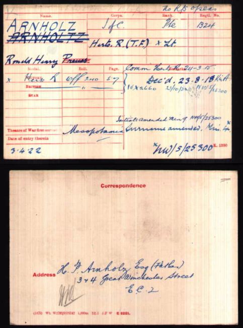 Medal card