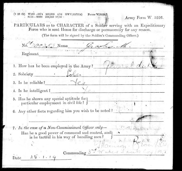 Military Record