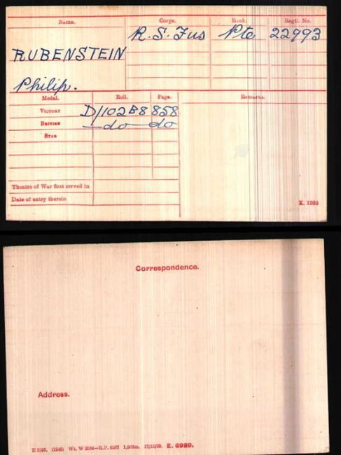 Medal card
