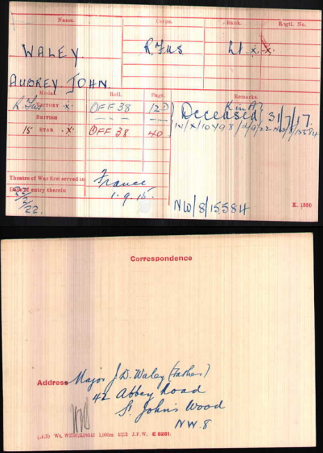 Medal card
