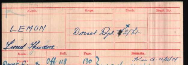 Lionel Evelyn Theodore Lemon