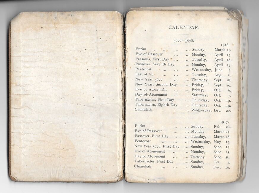 Prayer book for Jewish Soldiers