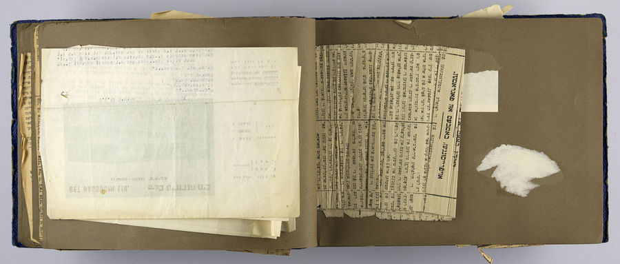 Scrap book belonging to Mr. L. Nirenstein. ©Jewish Museum London/Jewish Military Museum	