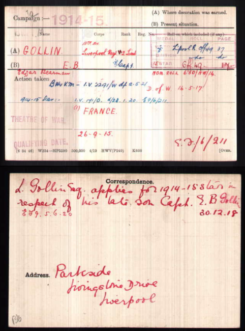 Medal card