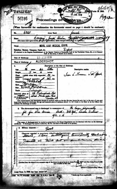 Pension and Service Records